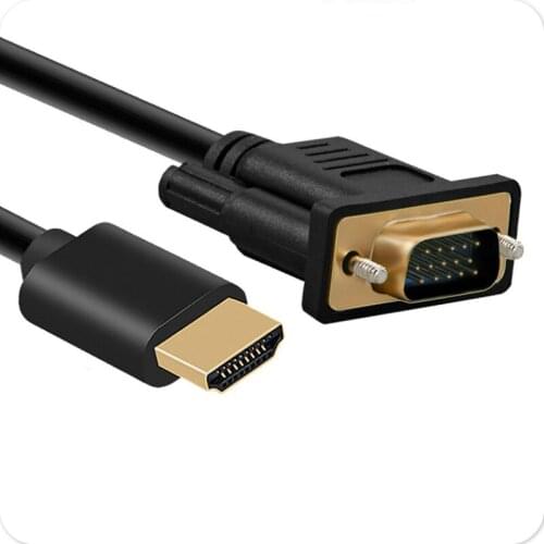 HDMI to VGA 1.8m HDMI to VGA HD adapter cable supports HDCP computer to projection