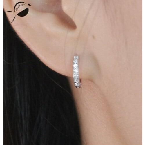 Kissilver Hot Sale 100% 925 Sterling Silver Lovely Sloth Small Earrings for Women Sterling Silver Jewelry S925