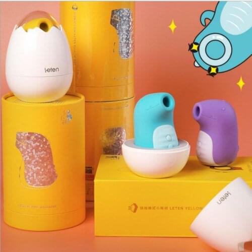 Leten Dual Motor SuckingVibrator Clit Nipple Masturbators Sonic Pulse Masturbation Orgasm Intelligent Heating Sex Toys for Women