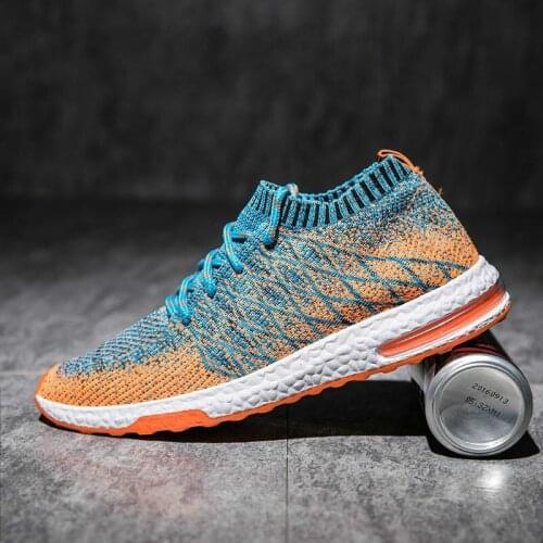 QWEDF 2019 fashion New breathable mesh light Sneakers comfortable man sneakers Air cushioning casual shoes for men TH-54