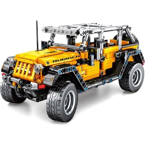 Model Building Kits off-road vehicle model building block toy car toys building blocks kids toys Eco friendly ABS Toy Vehicles