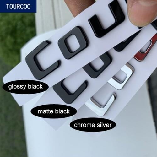 Car Styling Rear trunk Emblem Sticker for Mercedes Benz C E Class C260 E260 GLC GLE Coupe Cars