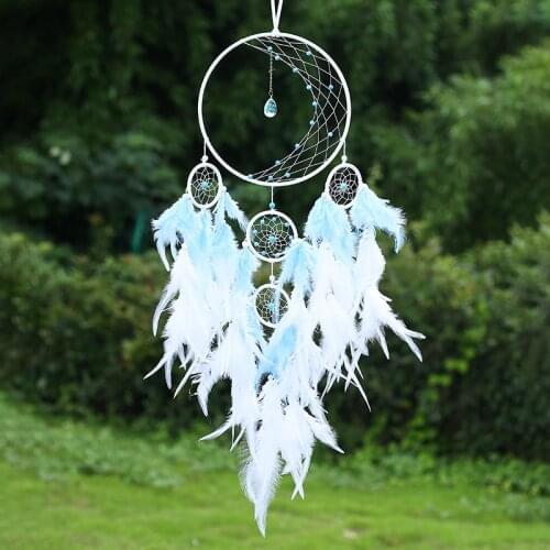 Girl Room Wall Hanging Home Decor Dream Catcher Feather Drop Nordic Scandinavian Kids Room Boho Decoration Children Dreamcatcher