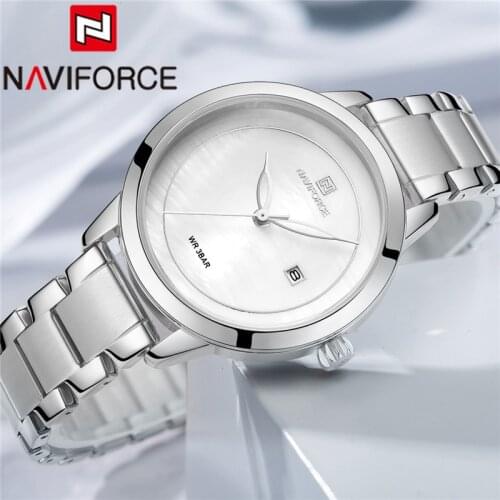 Женские серебряные часы NAVIFORCE China At AliExpress