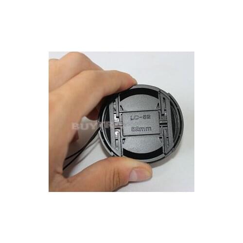 2017 New Universal 52mm Lens Cap Safety Cord Keepers for SLR Camera Lens Protector Cover Leash Lens Cap Holder