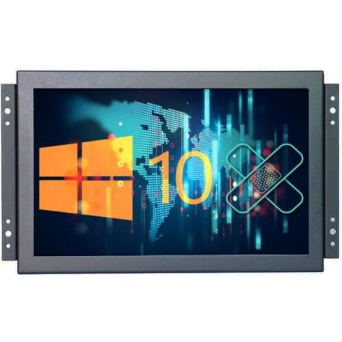 Industrial Monitor 10 Inch 1920*1200 16:10 Wide Lcd Monitor with AV/BNC/VGA/HDMI/USB Interface, with Speakers