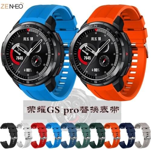 For Huawei Honor GS Pro Silicone original Fashion Sport Replacement Watch Wrist Band For Honor GS Pro Adjustable Watchbands