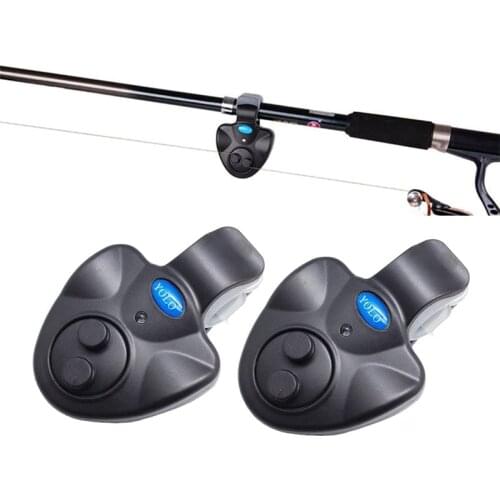 Fishing Bite Alarm Indicator LED Light Fishing Rod Alarm Fish Finder Wireless Sound Alert Buzzer Outdoor Fishing Tackle Tool