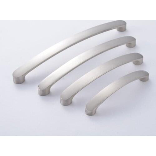 Modern Furniture Handle Cabinet Handles Knobs Aluminum Alloy Door Kitchen Knobs Brushed Cabinet Pulls Drawer Hardware