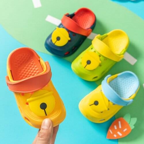 Slippers Summer Boys Sandals Girls Indoor Home Slipper Baby Toddler Non-slip Children clog Hole Shoes croks femininas infantil