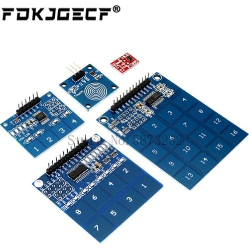 TTP223 / TTP224 / TTP226 / TTP229 Jog Digital Touch Switch Sensor Digital 1/4/8/16 channel Touch Key Capacitive Module TTP223B