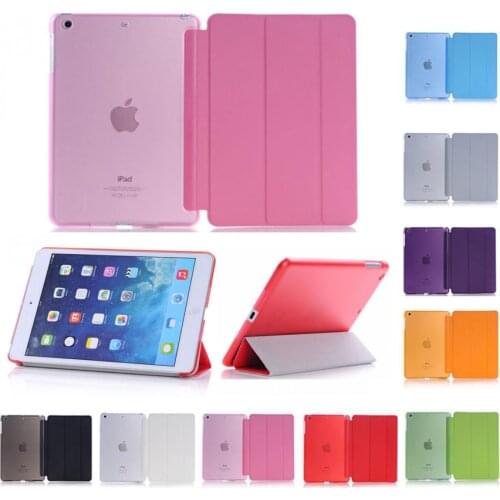Ultra-thin Slim Tablet Case for iPad mini 5 2019 Case Flip Magnetic Folding Stand PVC Cover for iPad mini 5 Flip Smart Case