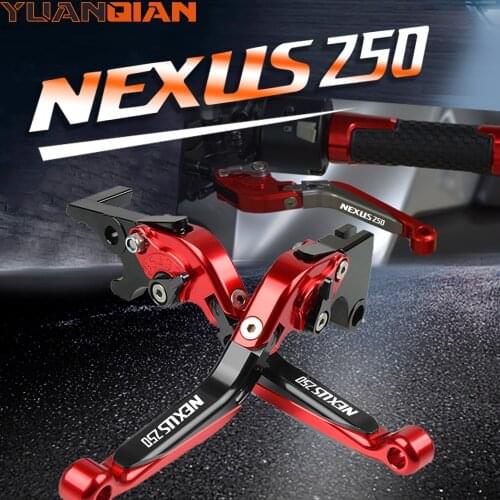 For GILERA Nexus250 E3 2006 2007 2008 Motorcycle CNC Extendable Adjustable Brake Clutch Levers Nexus 250 Motorbike Handle lever