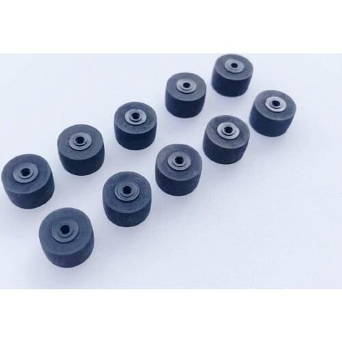 10pcs 10mmx6.3x1.7 car retractor press belt pulley, deck audio pressure recorder press belt pulley tape player Stereo Rubber