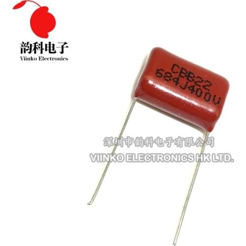 10pcs CBB Polypropylene film capacitor pitch 15mm 684 680nF 400V