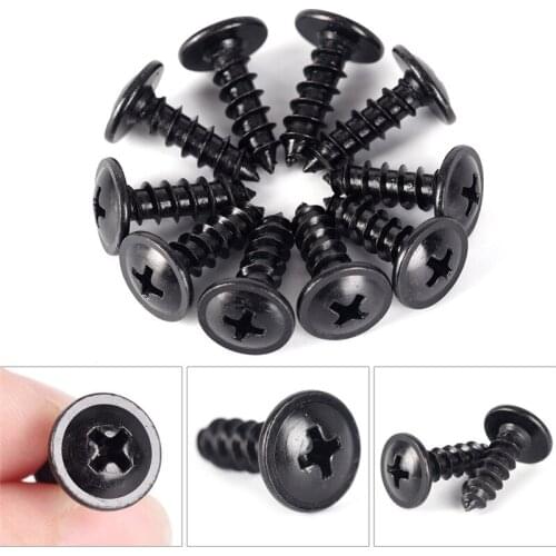 10pcs Engine Cover Undertray Splashguard Wheel Arch Torx Screw 5x16mm Clips