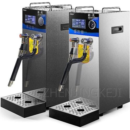 10L Steam Boiling Water Machine Milk froth Milkshake Foam Dual Display Stainless Steel Fully Automatic Milk Tea Shop Commercial