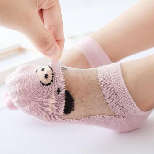 5Pair/lot Summer Mesh Baby Socks Cute Cartoon Girl Boy Sock Kids Childredn Cotton Animal Socks Toddler Baby Accessories
