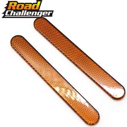 ABS 1pair Motorcycle Rear Reflector Reflective Sticker For Harley Sportster XL883N XL1200N/V/X