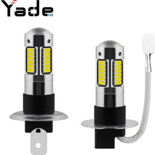 Automotive LED front fog lamp H1 H3 4014 30smd bright high-power anti fog bulb