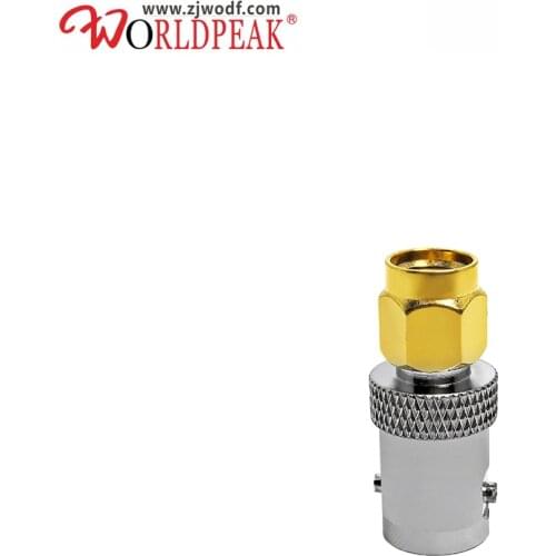 Free Shipping 10pcs BNC female to sma male adapter