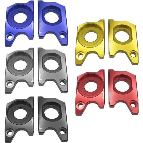 Motorcycle Rear Chain Adjuster Axle Block Fit for Suzuki GSXR1000 Hayabusa GSXR1300 GSF1250S