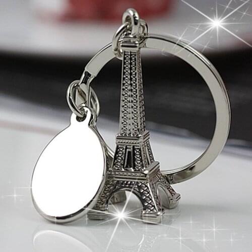 Lovely Mini Eiffel Tower Model Keychain Keyring Keyfob Key Chain Christmas gifts On Car