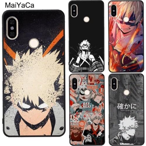 Katsuki Bakugou BNHA For Redmi Note 9 Pro 8 8T 9S 9C 9A For Mi Note 10 Lite Mi 9T Pro A3 Case For POCO X3 NFC