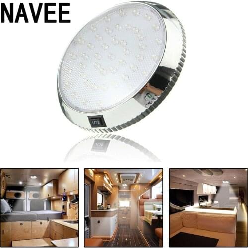 DC12V 3W 46Leds Car home Interior Dome Roof Ceiling Lamp durable LED spot light for camper van lorry caravan bus narrowboat home