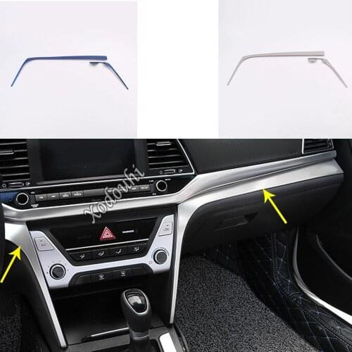 For Hyundai Elantra Avante 2016 2017 2018 2019 2020 Car Cover Detector Stick Middle Co-pilot Glove Box Front Trim Panel Parts