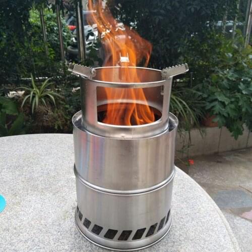 Camping Furnace Picnic Wood Stove Firewood Solid Alcohol Stove