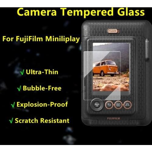 Fuji Fujifilm Instax Mini Liplay Camera Glass Hardness Tempered Glass Ultra Thin Screen Protector for Fujifilm mini lipay Camera