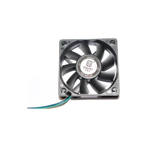 Computer case fan small 4PIN4 pin 6cm temperature controlled 12V mute low speed radiator 6015 thickness 1.5CM