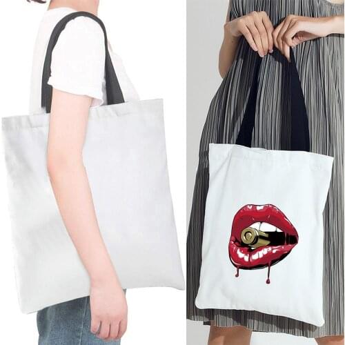 Reusable Handbag Ladies Shopping Bag Fashion Portable Shoulder Bag Foldable Eco-friendly Tote Bag High Quality Shopper Bag