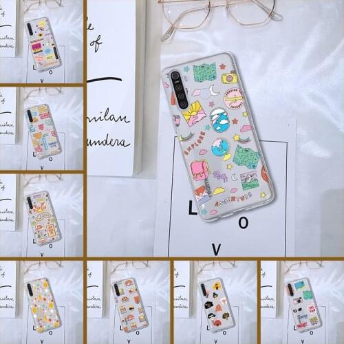 Cute Girl Cartoon Soft Silicone Transparent For Oppo Realme 5 6 X50 X2 Pro Back Cover Phone Case For Realme C3 X3 Xt C11 6i X