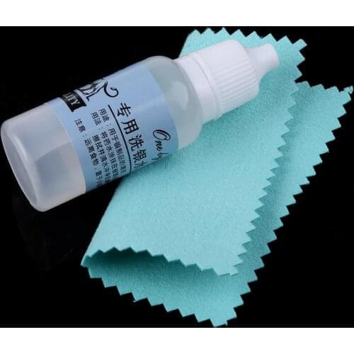 Jewelry Cleaning Kit Polishing Cloth Liquid Anti-Tarnish Silver Polishing Paste