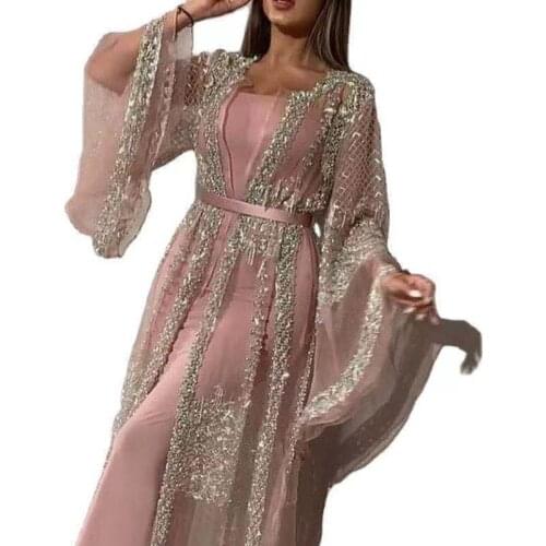 2021 new European and American womens dress popular lace deep V-neck wedding Chinese retro French evening dress