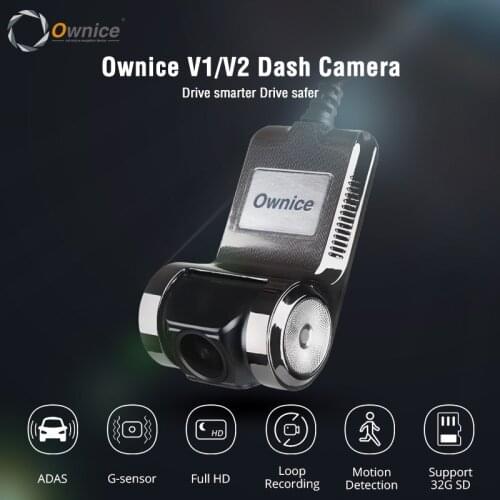 Ownice V1 V2 Mini ADAS Car DVR Carmera Dash Cam Full HD720P Car Video Recorder G-sensor Night Vision Dashcam accessories