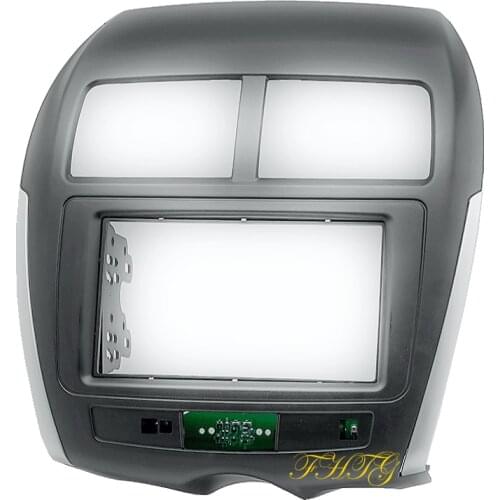 Car Radio Fascia,gps navigation fascia panel is suitable for 2012 Mitsubishi ASX/ Outlander Spor, Double Din Car Audio Frame
