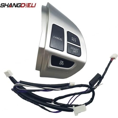 Steering Wheel Cruise Control Button Switch with Wire For Mitsubishi ASX Lancer Outlander Pajero Sport