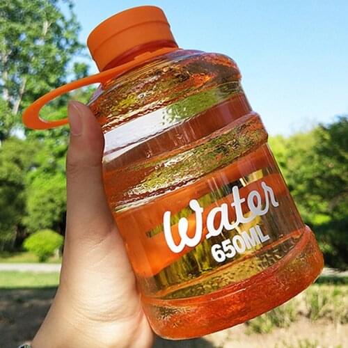 650ml Water bottle sport Plastic Portable Water Bottle for Drinking Tea Mug Outdoor Sport Camping Supplies Coffee Kitchen Tools
