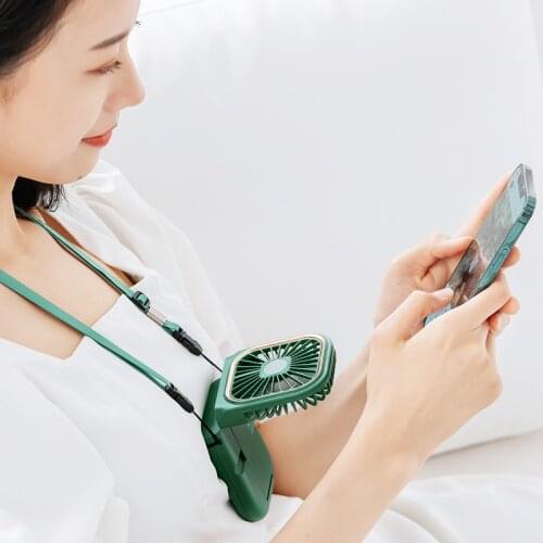 Portable USB Fans Rechargeable Telescopic Home Outdoor Office Mini Foldable Handheld Fan Air Cooler With Desktop Phone Stand