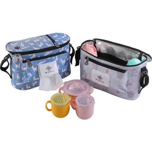 Sale! Baby Stroller Bag Hanging Bag Stroller Storage Mummy Diaper Backpack Nappy Baby Bottle Storage Nursing Bag for Baby Care
