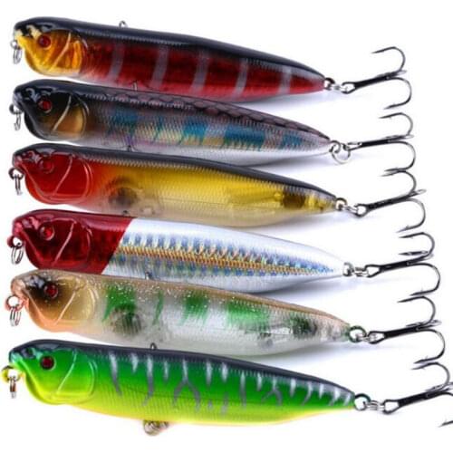 Fishing Dog Lure Hard Bait Artificial Pencil Lures Minnow Type Topwater Zigzag Sea Fishing Baits 10.5cm/11g