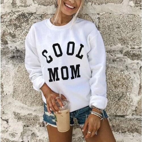 2020 Spring Autumn Women Sweatshirts Letter Print Tops Clothes Fashion Ladies Long Sleeve O-Neck Pullover Top Clothing Loose