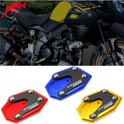 For SUZUKI V-STROM 1000/XT VSTROM 1000 DL1000 2014-2020 Motorcycle CNC Kickstand Foot Side Stand Extension Pad Support Plate