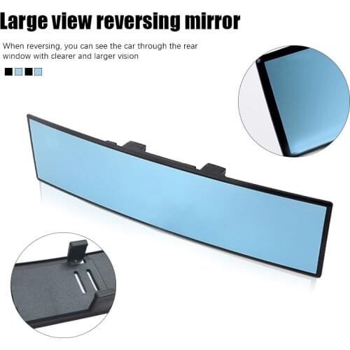 Universal Car Mirror Interior Rearview Mirrors Auto Rear View Mirror Anti-glare Wide-angle Surface Blue Mirror Auto Accessories