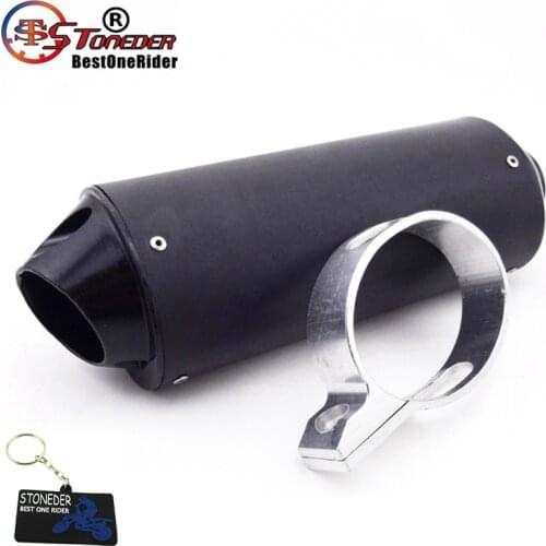 STONEDER 38mm Exhaust Muffler For 110cc 125cc 140cc 150cc 160cc Chinese Pit Dirt Bike Motorcycle SSR DHZ Braaap Stomp YCF CRF