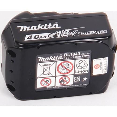 Japan Original 18V lithium battery BL1830 Charging Power Tool Battery BL1840B lithium battery Charged display BL1840