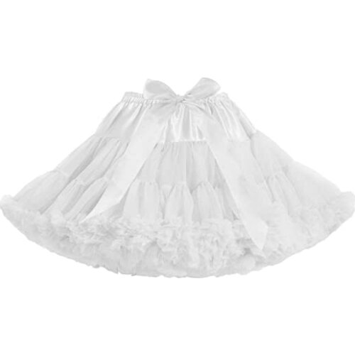 Womens Soft Puffy Tutu Petticoat Girl Ballet Cosplay Costume Dance Skirt Tulle Underskirt